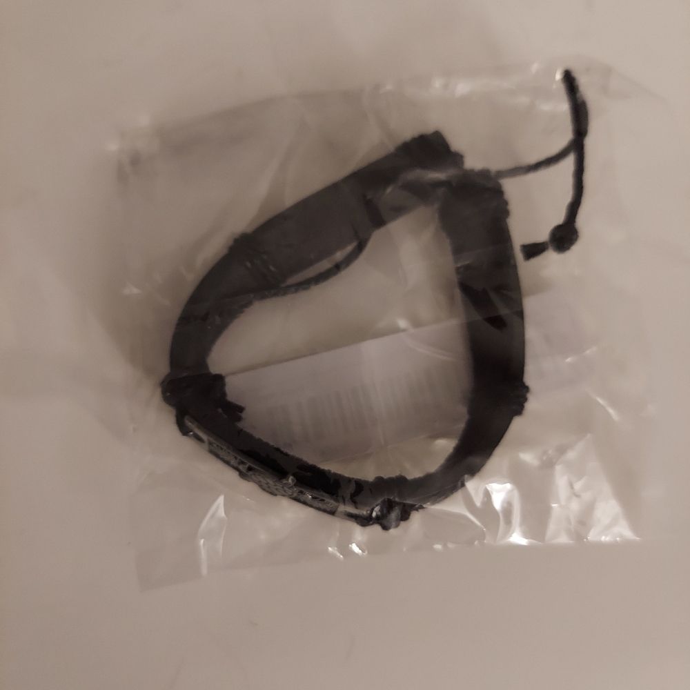 Men's Simple Vintage Turtle Head Handmade Faux Leather Bracelet - Picture 6 of 6